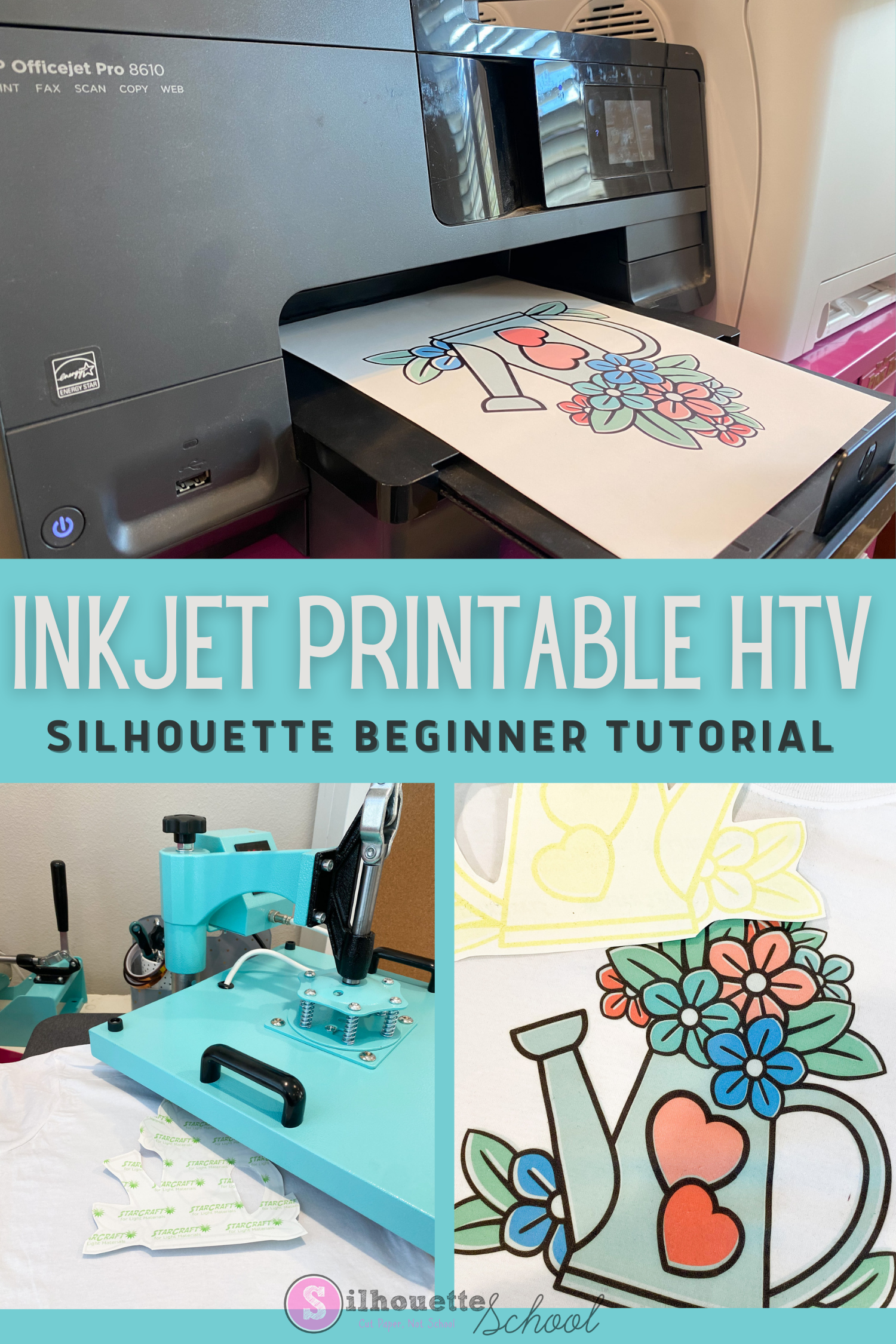 How to Use Starcraft Inkjet Printable Heat Transfer (HTV) for